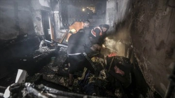 Gazze'de 20'den çok ferdin hayatını yitirdiği yangının 'kaza sonucu' çıktığı