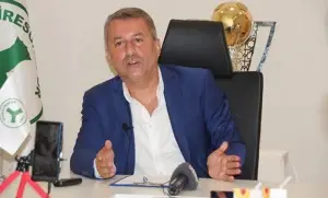 Giresunspor Başkanı Karaahmet: Hemen karalar bağlamayın