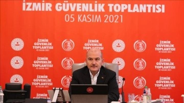 İçişleri Bakanı Süleyman Soylu, İzmir'de asayiş toplantısına katıldı