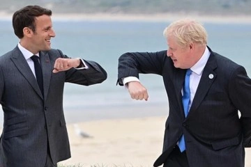 İngiltere Başbakanı Johnson ile Fransa Cumhurbaşkanı Macron görüştü