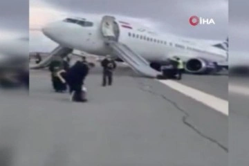 İran’da yolcu uçağı pistten çıktı