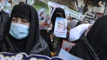 İsrail hapishanelerinde mevkuf Filistinli hanımlara Gazze'deki hemcinslerinden destek