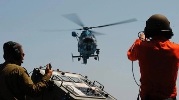 İsrail'de helikopter düştü