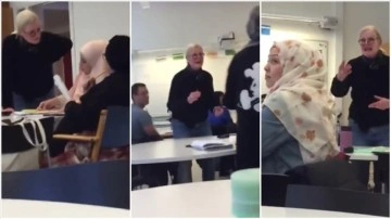 İsveç'te muhacir öğrencilere kaba laflar sarfiyat fail öğretmene tepki
