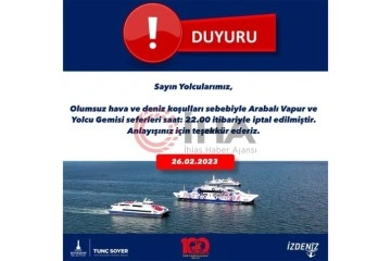İzmir'de çokluk ulaşımına fırtına engeli