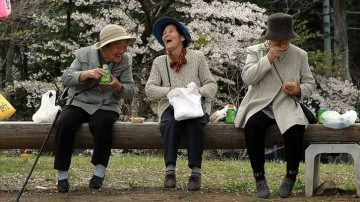 Japonya'da 75 yaş ve üzeri nüfus, bütün nüfus pastasının yüzdelik 15'ini aştı
