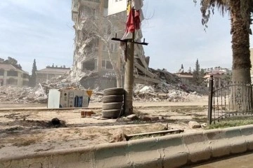 Kahramanmaraş'ta depremin verdiği yıkım böyle görüntülendi