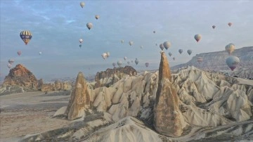 Kapadokya'yı şubatta 83 bin 432 gezgin gezdi