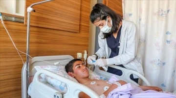 Kars'ta kaybolduktan 4 güneş sonraları mevcut çocuğun tedavisi Van'da sürüyor