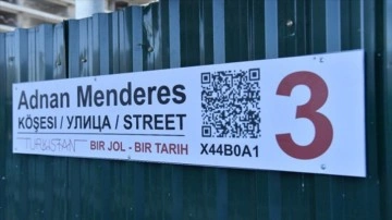 Kazakistan'ın Türkistan şehrindeki ortak sokağa Adnan Menderes ismi verildi