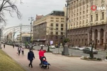 Kiev'de günlük hayat normal akışında devam ediyor