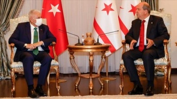 KKTC Cumhurbaşkanı Tatar, AK Parti Genel Başkanvekili Yıldırım'ı onama etti