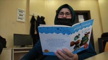 Konya'da belediyenin açmış olduğu kursta 73 yaşlarında okuma yazma öğrendi