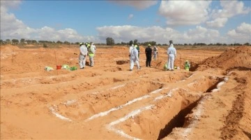 Libya'nın Terhune kentinde birlikte toplu mezar elan bulundu