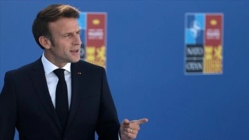 Macron, Türkiye'nin Finlandiya ve İsveç'in NATO'ya katılımına bağlı adımından memnu