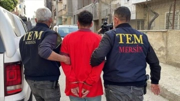 Mersin'de terör örgütü operasyonunda 10 şüpheli yakalandı