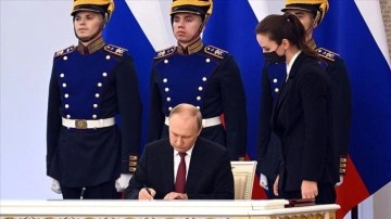 Putin, Ukrayna'nın 4 bölgesinin ilhak edilmesine bağlı yasaları imzaladı