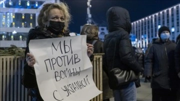 Rusya'da 'savaşa hayır' gösterileri bitmeme ediyor
