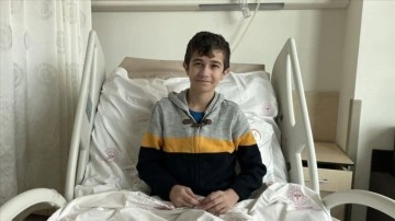 Şarapnel parçasının sakat bıraktığı Suriyeli Muhammed, İstanbul'da cerrahi müdahale oldu