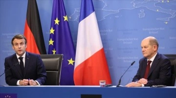 Scholz ve Macron’dan Rusya’ya 'saldırganlığın bedeli erdemli olur' uyarısı