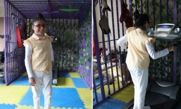 Serebral Palsi hastası Yağmur, fizik tedavi sonrası okuluna kavuştu