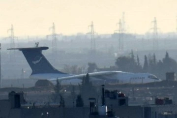 Suriye’nin Kamışlı kenti havaalanına Esat’a ait Rus yapımı kargo uçağı indi