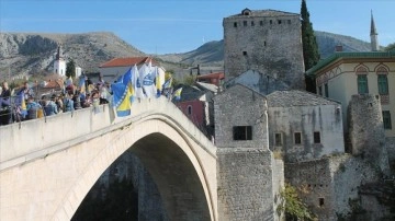 Tarihi Mostar Köprüsü'nün yıkılışının 29. senesinde yâd töreni düzenlendi
