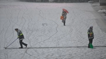 Tokyo'da derin kar yağışı hayatı menfi etkiledi