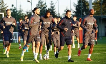 Trabzonspor, Adana Demirspor hazırlıklarını sürdürüyor