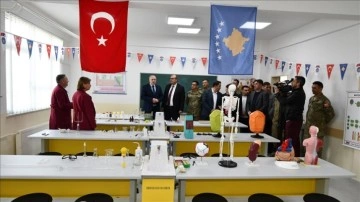 Türk askerinden Kosova'ya yetişek dalında destek