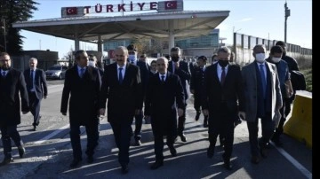 Türk, Yunan ve Bulgar heyetleri Kapıkule'deki Ortak Temas Merkezinde derinti yaptı