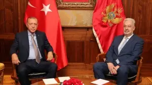 Türkiye Cumhurbaşkanı Erdoğan, Karadağ Başbakanı Krivokapiç'i kabul etti