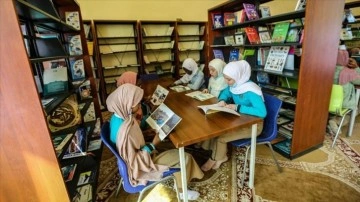 Türkiye Maarif Vakfı'nın Sudan'daki mektebinde kitabevi açılışı yapıldı
