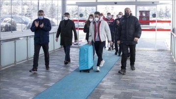 "Uçan Türk" Fatih Arda, Kış Olimpiyatları evveliyat Erzurum'dan uğurlandı