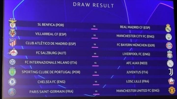 UEFA Şampiyonlar Ligi akıbet 16 turu kura çekimi tekrarlandı