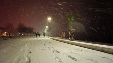 Yalova'da dip kar yağışı yaşamı menfi etkiliyor